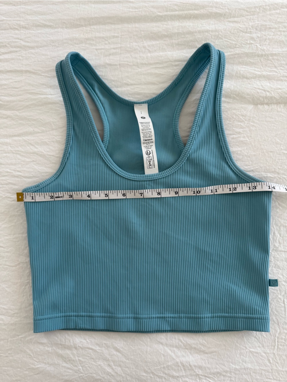 Lululemon Power Pivot Training Tank Top Washed Blue - Picture 9 of 10